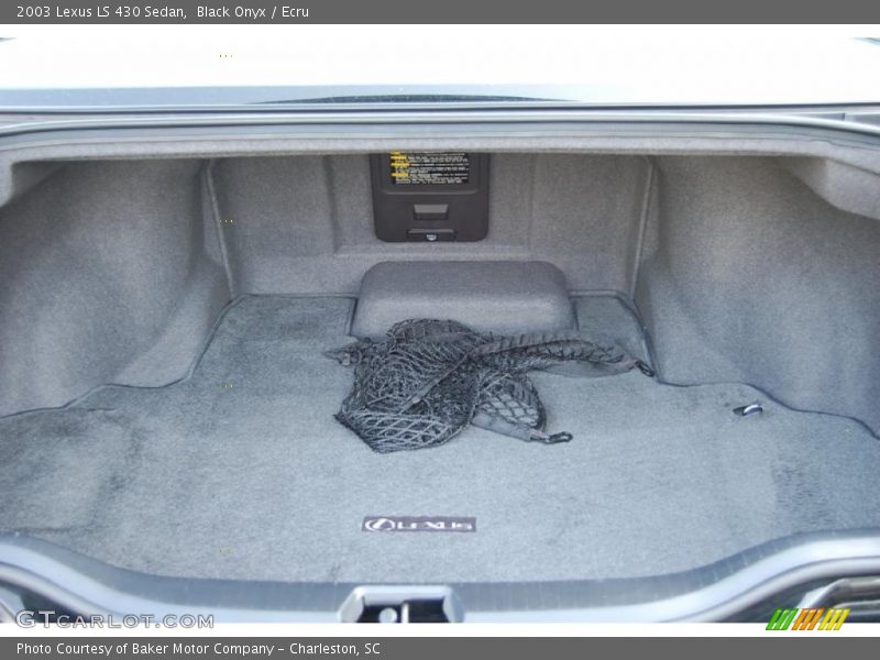 Black Onyx / Ecru 2003 Lexus LS 430 Sedan