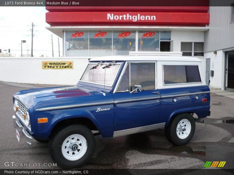 Medium Blue / Blue 1973 Ford Bronco 4x4