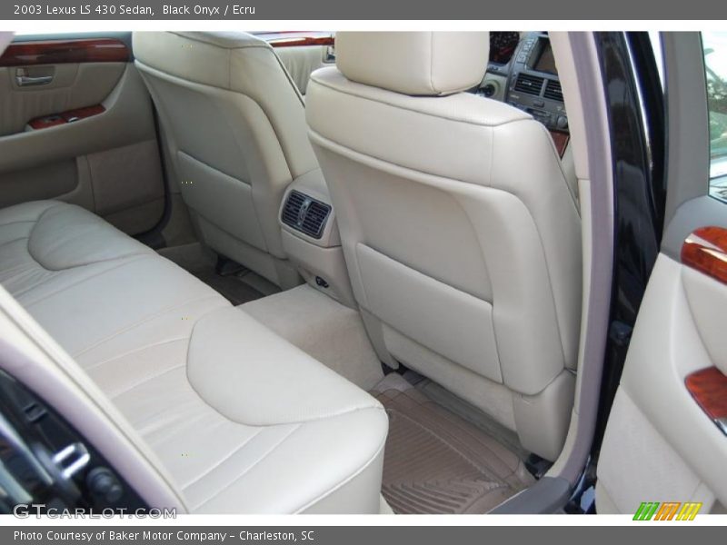 Black Onyx / Ecru 2003 Lexus LS 430 Sedan