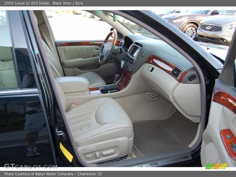 Black Onyx / Ecru 2003 Lexus LS 430 Sedan
