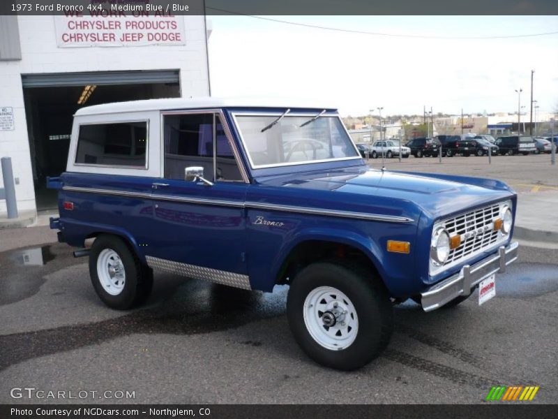 Medium Blue / Blue 1973 Ford Bronco 4x4