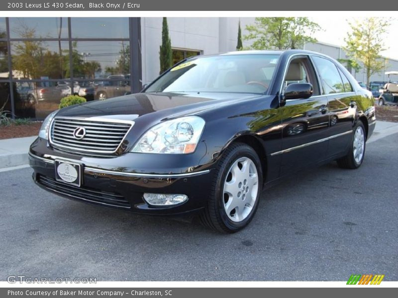 Black Onyx / Ecru 2003 Lexus LS 430 Sedan