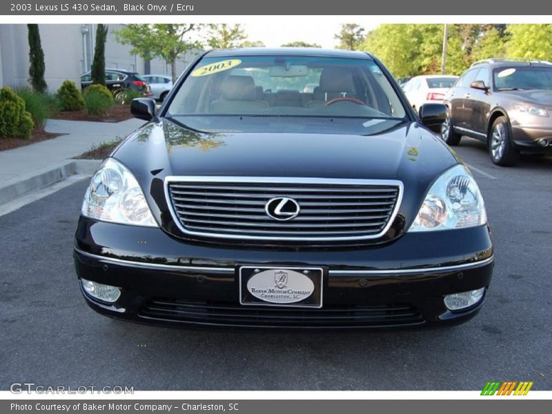 Black Onyx / Ecru 2003 Lexus LS 430 Sedan