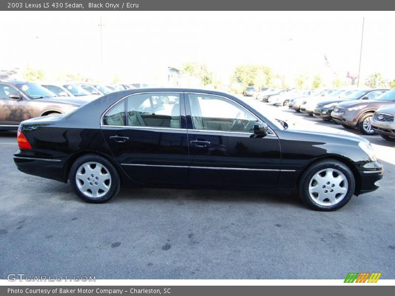 Black Onyx / Ecru 2003 Lexus LS 430 Sedan