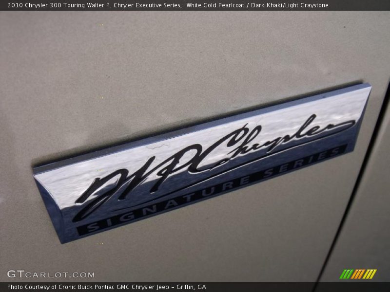White Gold Pearlcoat / Dark Khaki/Light Graystone 2010 Chrysler 300 Touring Walter P. Chryler Executive Series