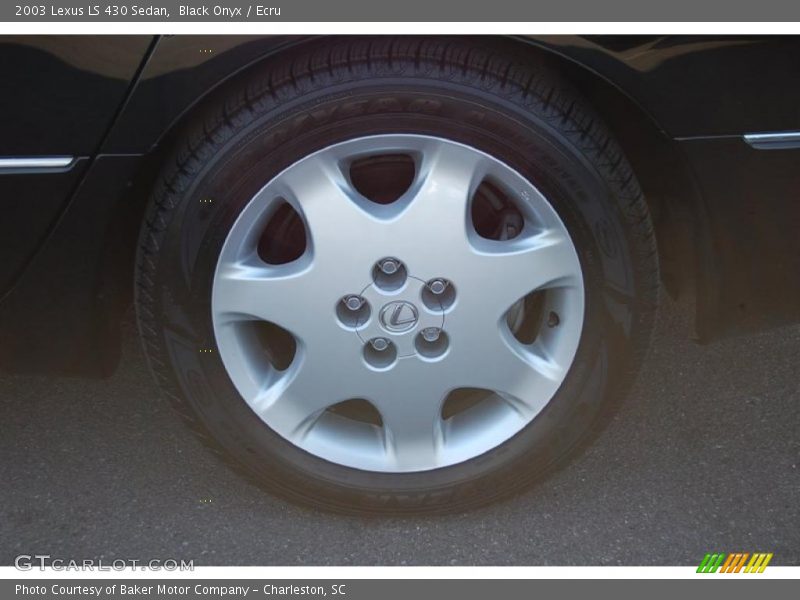 Black Onyx / Ecru 2003 Lexus LS 430 Sedan