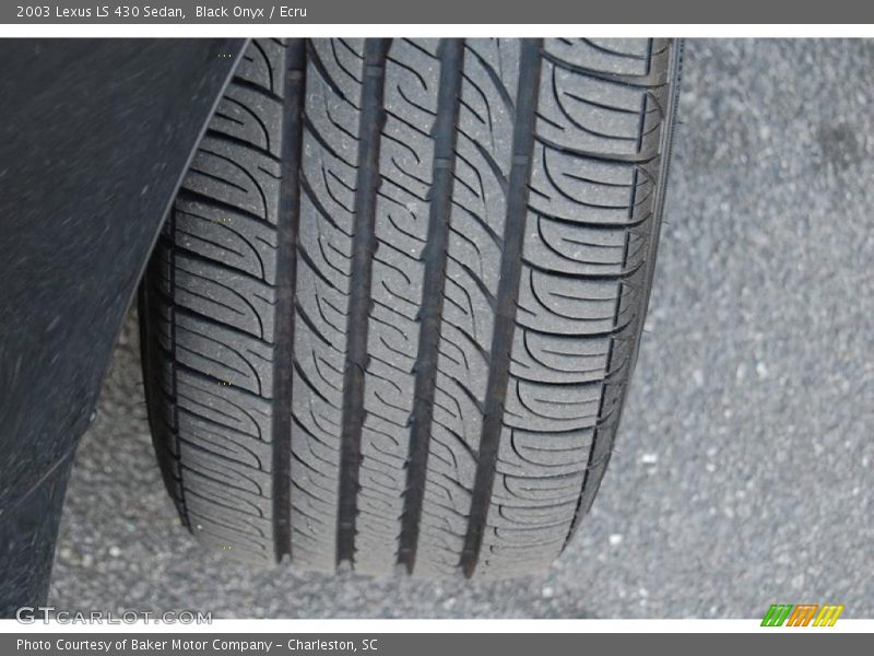 Black Onyx / Ecru 2003 Lexus LS 430 Sedan