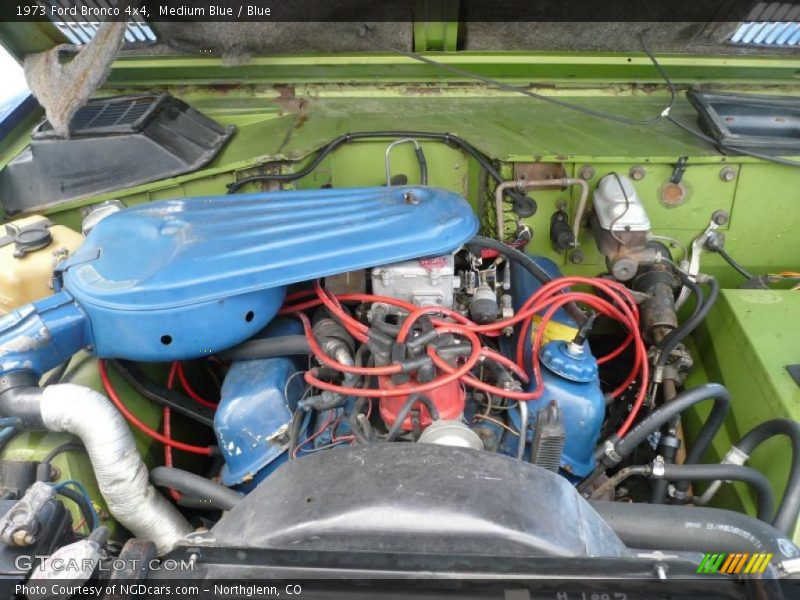 Medium Blue / Blue 1973 Ford Bronco 4x4