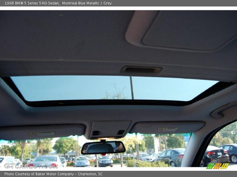 Montreal Blue Metallic / Grey 1998 BMW 5 Series 540i Sedan