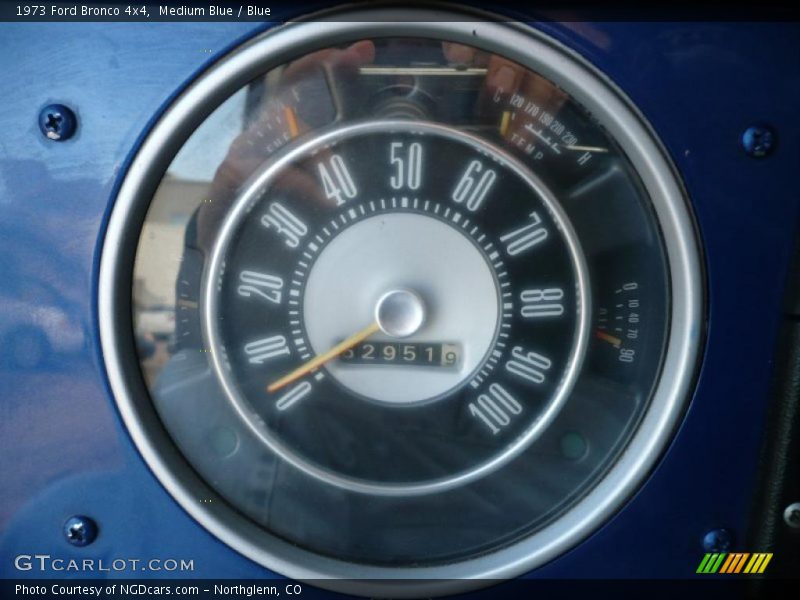 Medium Blue / Blue 1973 Ford Bronco 4x4