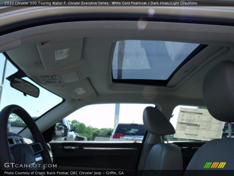White Gold Pearlcoat / Dark Khaki/Light Graystone 2010 Chrysler 300 Touring Walter P. Chryler Executive Series