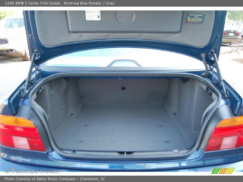 Montreal Blue Metallic / Grey 1998 BMW 5 Series 540i Sedan