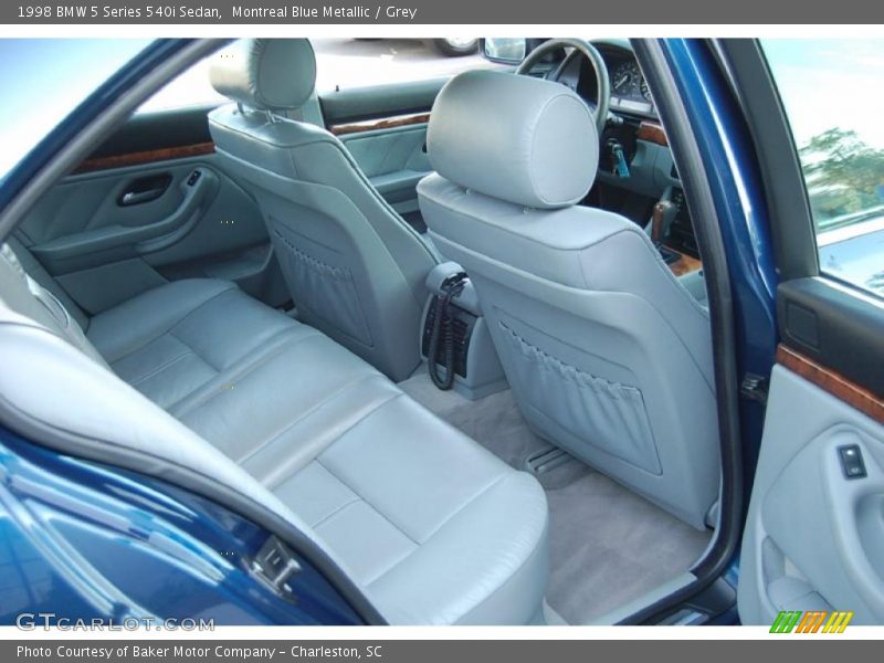 Montreal Blue Metallic / Grey 1998 BMW 5 Series 540i Sedan