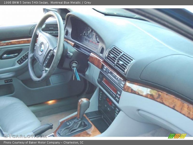 Montreal Blue Metallic / Grey 1998 BMW 5 Series 540i Sedan
