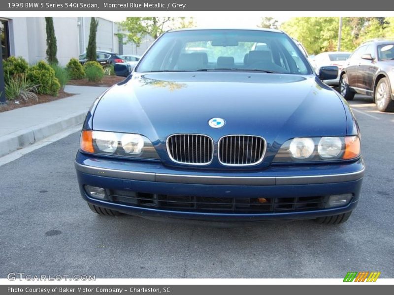 Montreal Blue Metallic / Grey 1998 BMW 5 Series 540i Sedan