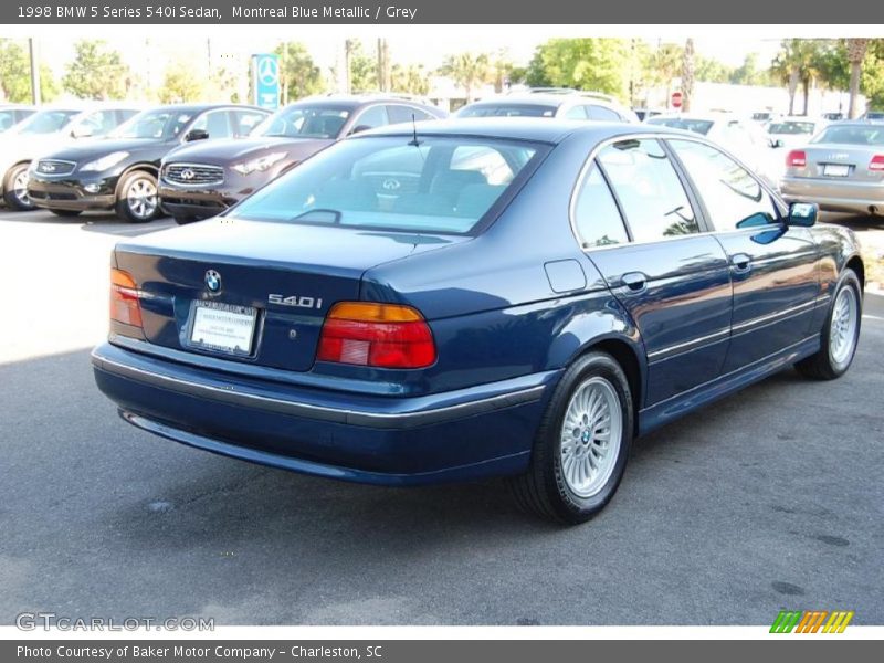 Montreal Blue Metallic / Grey 1998 BMW 5 Series 540i Sedan