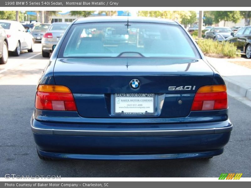 Montreal Blue Metallic / Grey 1998 BMW 5 Series 540i Sedan