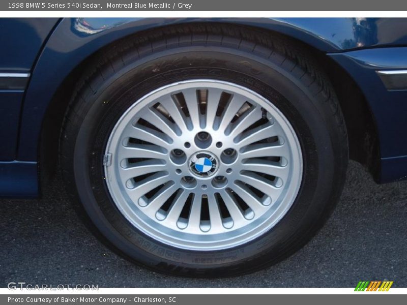 Montreal Blue Metallic / Grey 1998 BMW 5 Series 540i Sedan