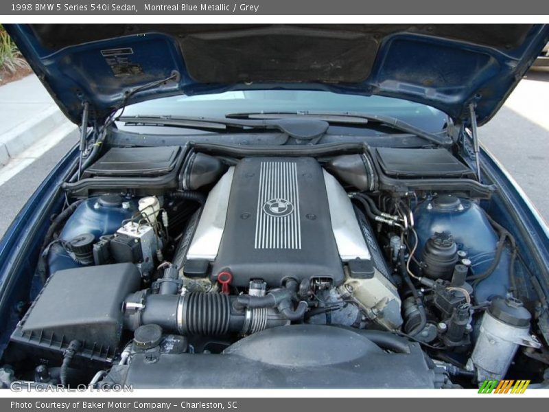 Montreal Blue Metallic / Grey 1998 BMW 5 Series 540i Sedan