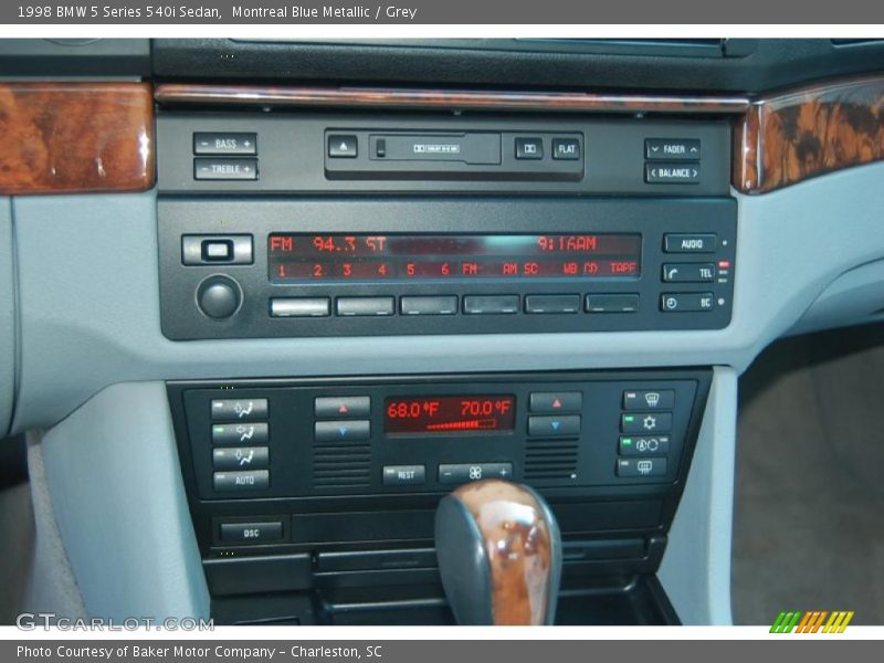 Montreal Blue Metallic / Grey 1998 BMW 5 Series 540i Sedan