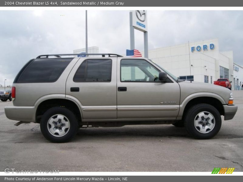 Sandalwood Metallic / Medium Gray 2004 Chevrolet Blazer LS 4x4