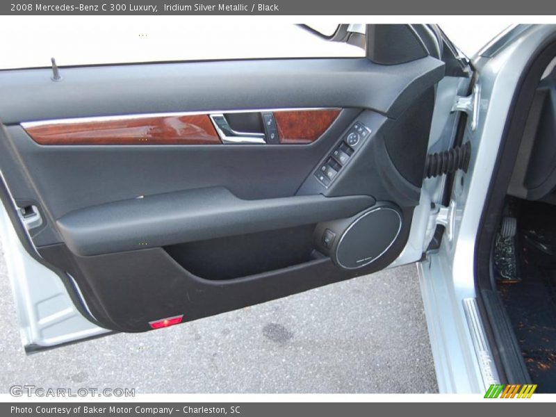 Iridium Silver Metallic / Black 2008 Mercedes-Benz C 300 Luxury