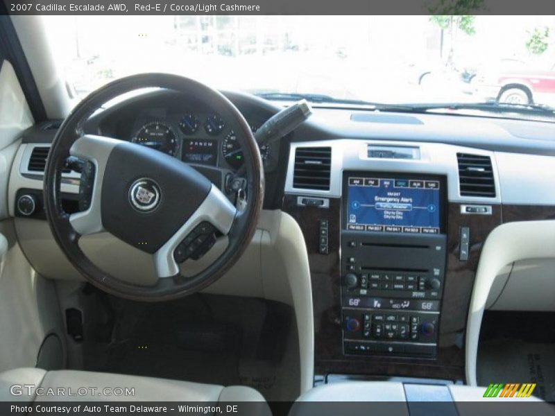 Red-E / Cocoa/Light Cashmere 2007 Cadillac Escalade AWD