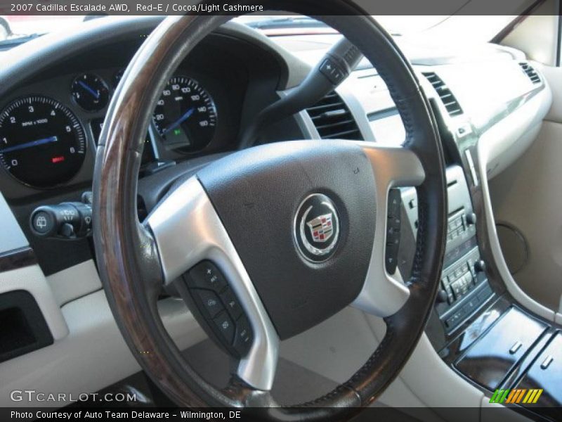 Red-E / Cocoa/Light Cashmere 2007 Cadillac Escalade AWD