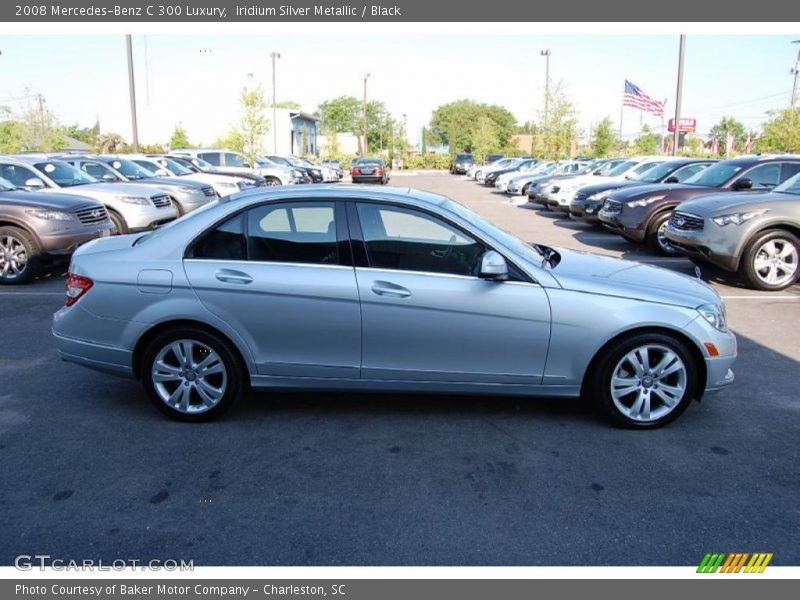 Iridium Silver Metallic / Black 2008 Mercedes-Benz C 300 Luxury