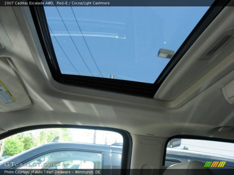 Red-E / Cocoa/Light Cashmere 2007 Cadillac Escalade AWD