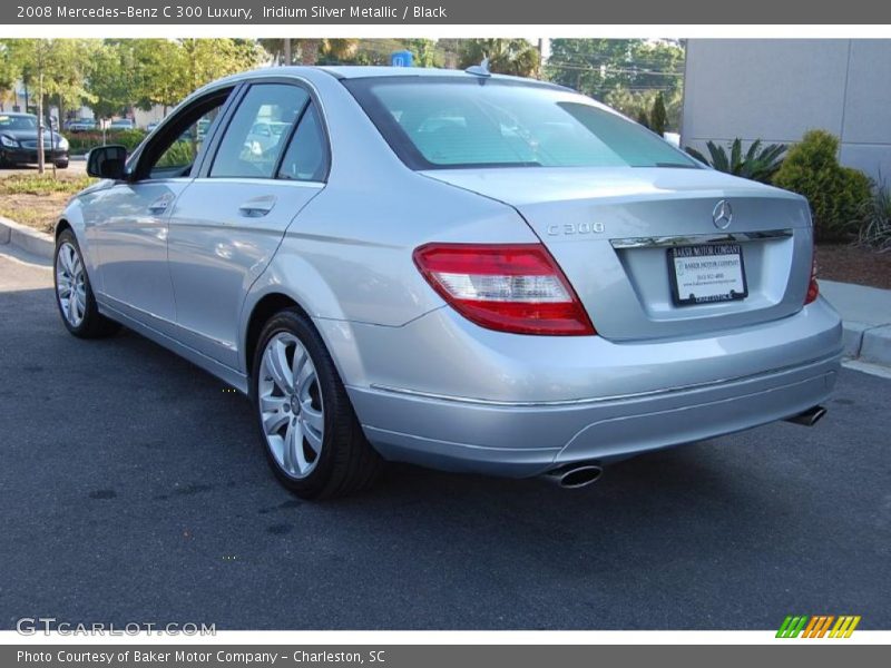 Iridium Silver Metallic / Black 2008 Mercedes-Benz C 300 Luxury