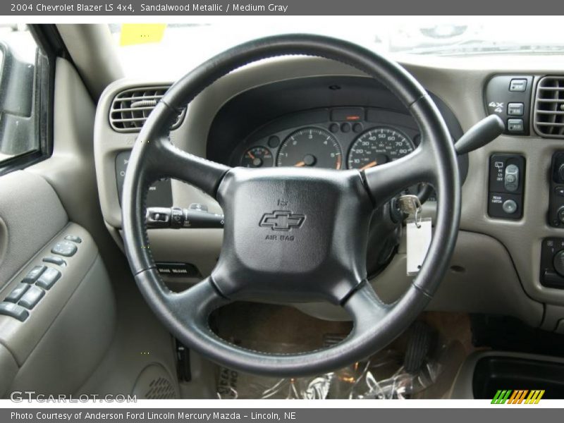 Sandalwood Metallic / Medium Gray 2004 Chevrolet Blazer LS 4x4