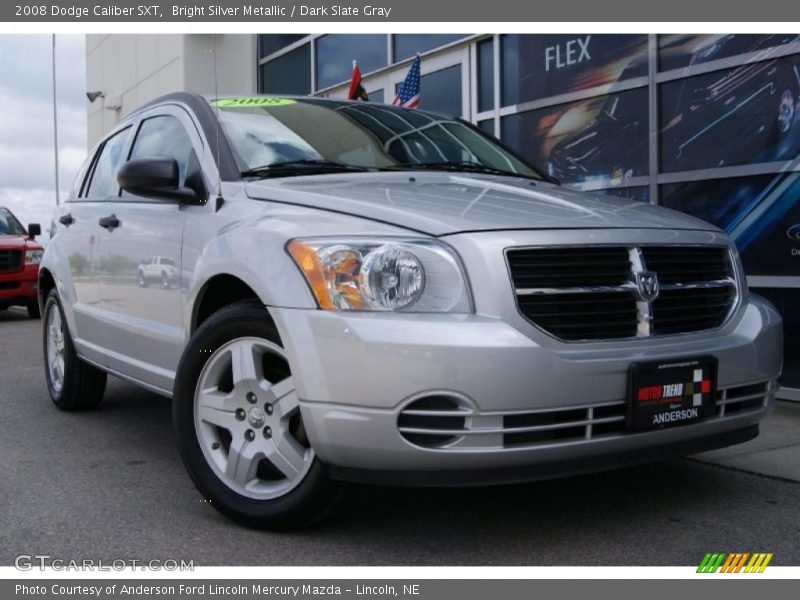 Bright Silver Metallic / Dark Slate Gray 2008 Dodge Caliber SXT
