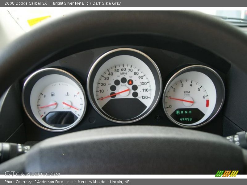 Bright Silver Metallic / Dark Slate Gray 2008 Dodge Caliber SXT