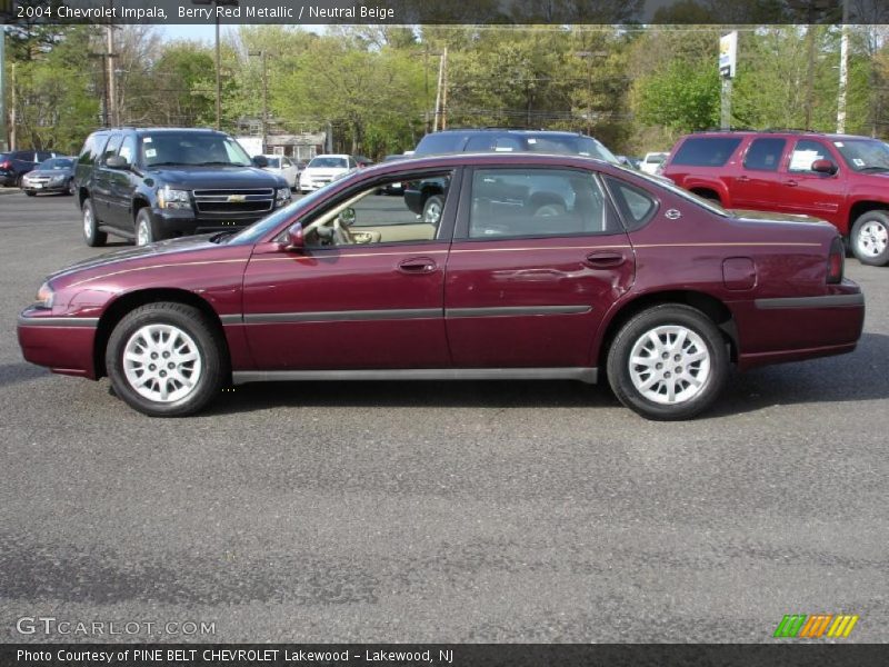 Berry Red Metallic / Neutral Beige 2004 Chevrolet Impala