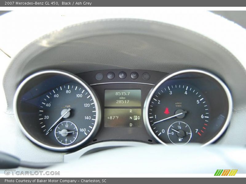 Black / Ash Grey 2007 Mercedes-Benz GL 450