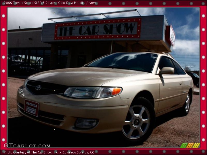 Gold Dust Metallic / Ivory 2000 Toyota Solara SLE V6 Coupe