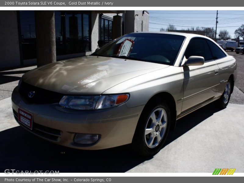 Gold Dust Metallic / Ivory 2000 Toyota Solara SLE V6 Coupe