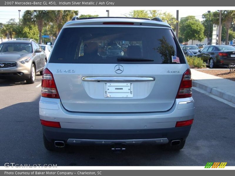 Iridium Silver Metallic / Ash Grey 2007 Mercedes-Benz GL 450