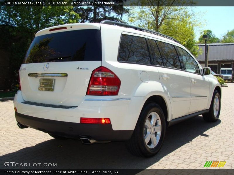 Arctic White / Macadamia 2008 Mercedes-Benz GL 450 4Matic