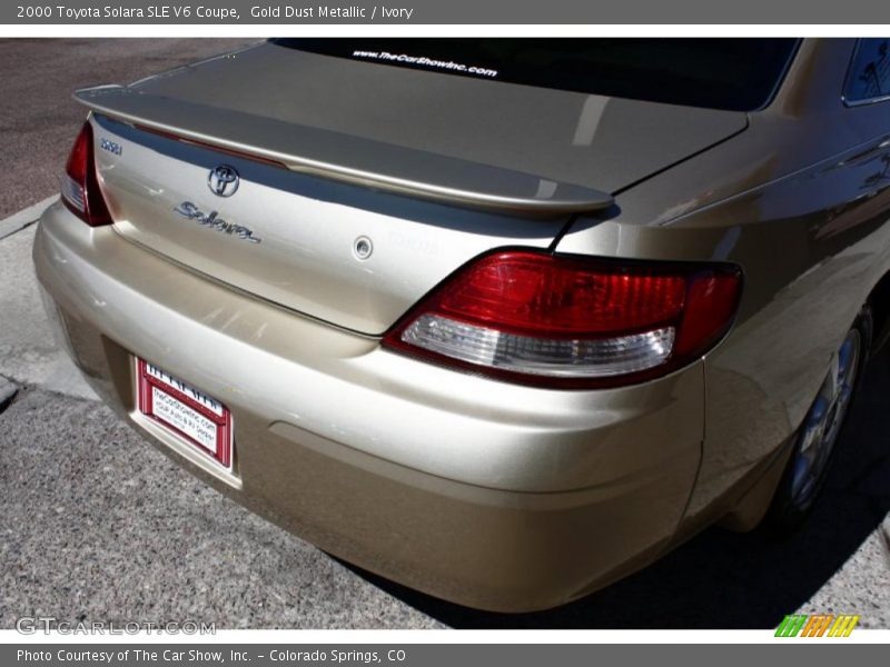 Gold Dust Metallic / Ivory 2000 Toyota Solara SLE V6 Coupe