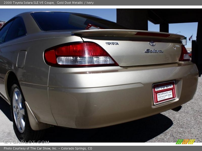 Gold Dust Metallic / Ivory 2000 Toyota Solara SLE V6 Coupe