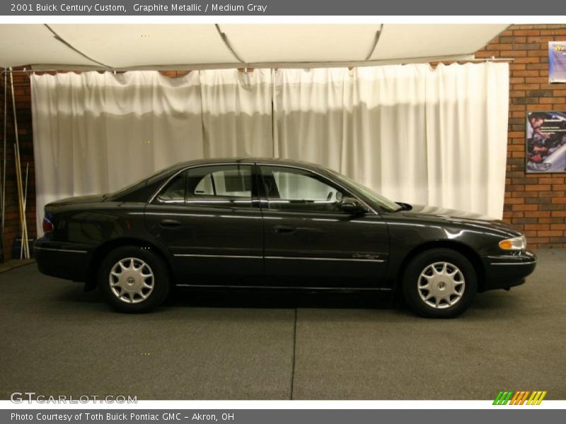 Graphite Metallic / Medium Gray 2001 Buick Century Custom