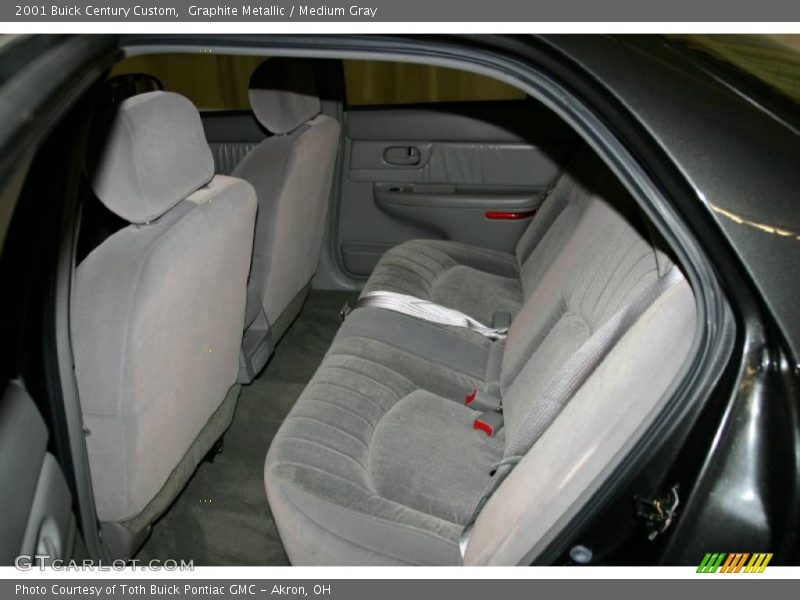 Graphite Metallic / Medium Gray 2001 Buick Century Custom