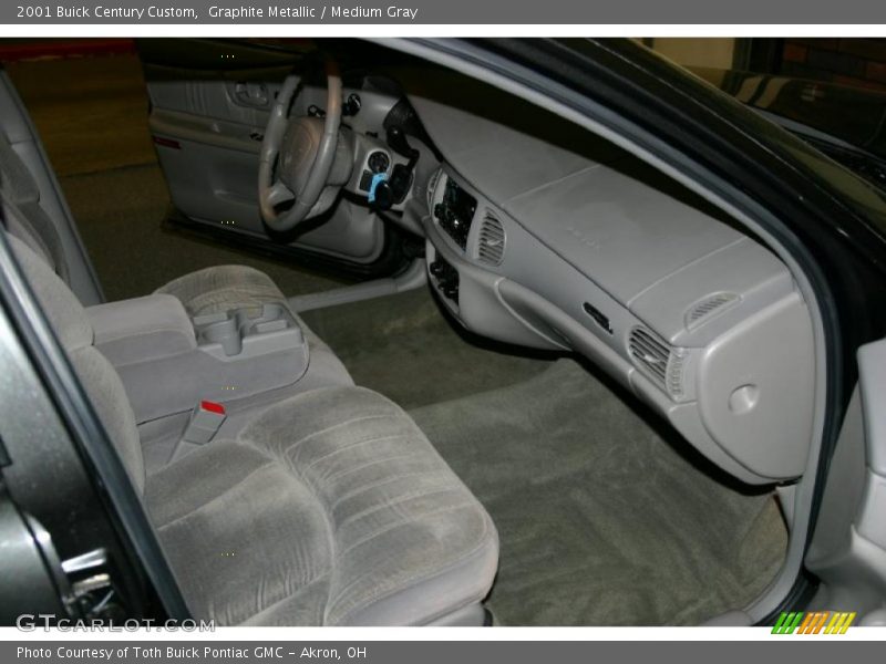 Graphite Metallic / Medium Gray 2001 Buick Century Custom