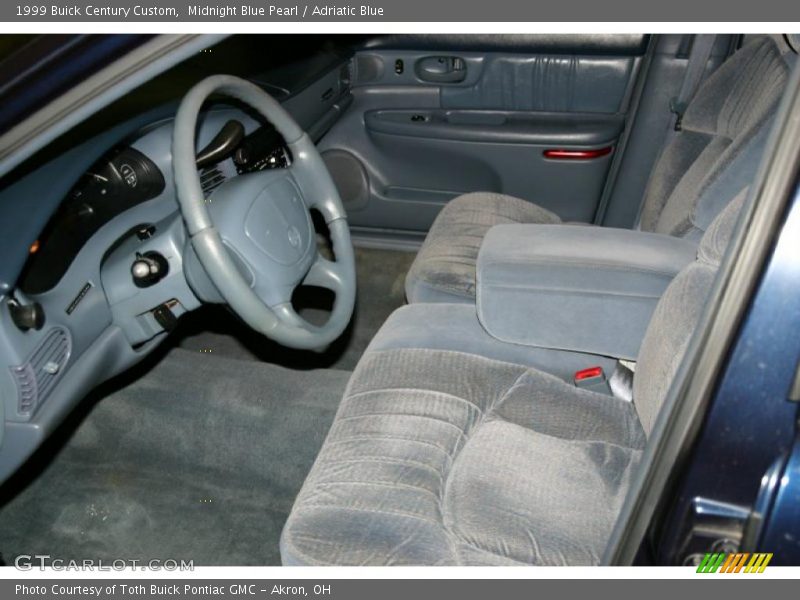 Midnight Blue Pearl / Adriatic Blue 1999 Buick Century Custom