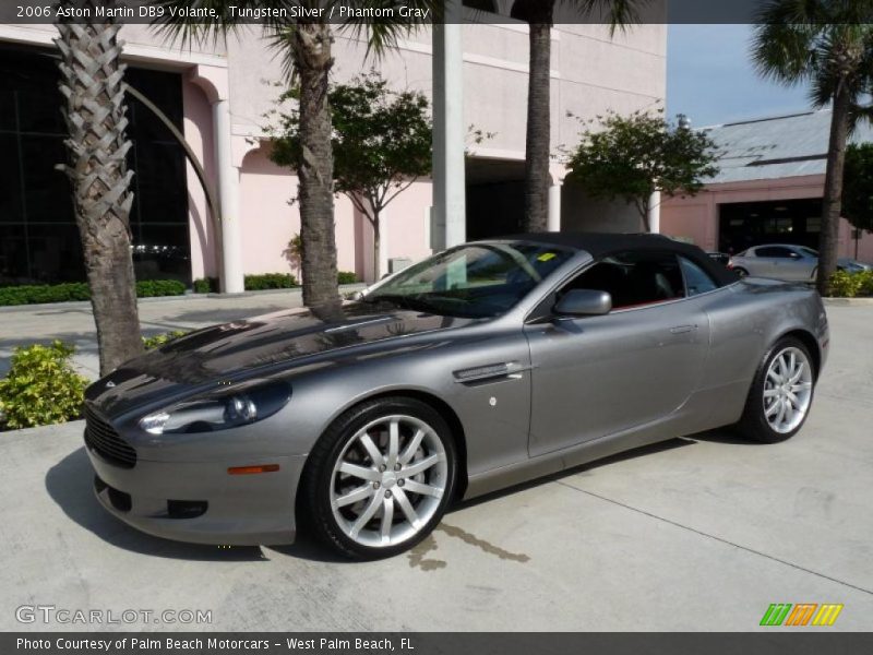 Tungsten Silver / Phantom Gray 2006 Aston Martin DB9 Volante