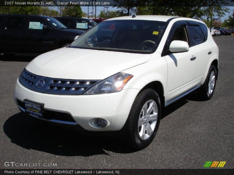 Glacier Pearl White / Cafe Latte 2007 Nissan Murano SL AWD