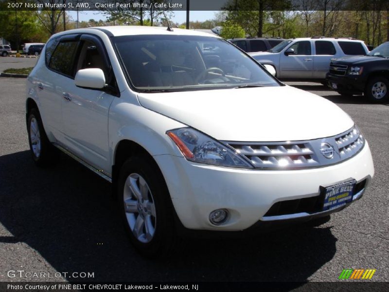 Glacier Pearl White / Cafe Latte 2007 Nissan Murano SL AWD