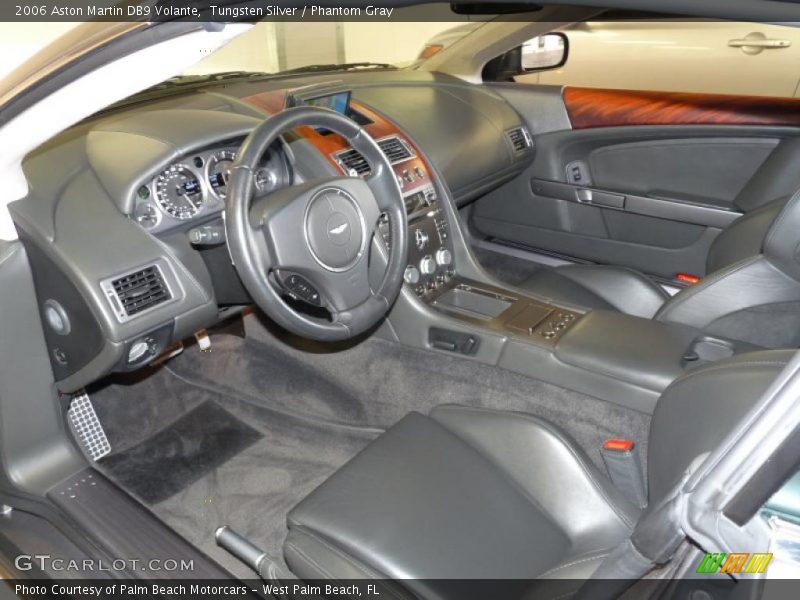 Tungsten Silver / Phantom Gray 2006 Aston Martin DB9 Volante